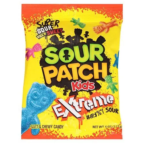 Sour Patch Kids Extreme Candy 4 oz [12-Bags]