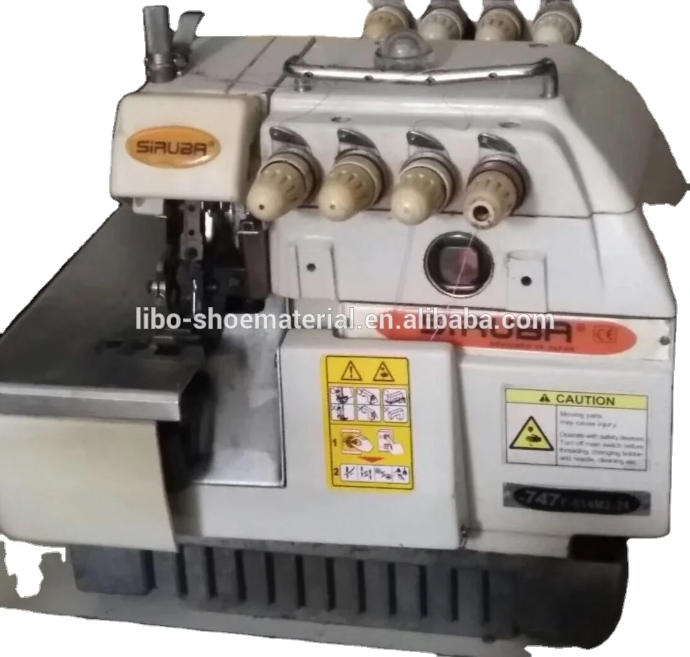 EXLION USED INDUSTRIAL SEWING MACHINE OVERLOCK SIRUBA 747