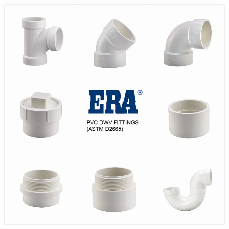 ERA ASTM 2665 Drainage fitting PVC S trap Plastic DWV pipes & Fittings
