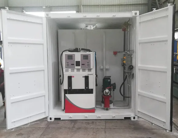 20ft 20000L mobile container  service diesel fuel filling station