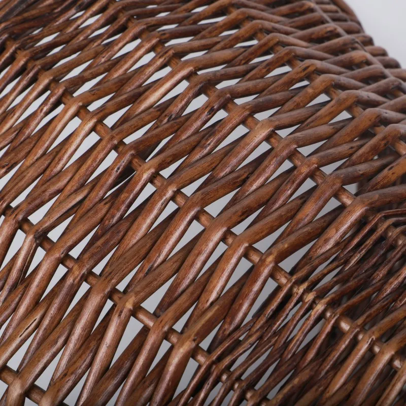 High quality wicker storage basket willow shelf display fruit basket