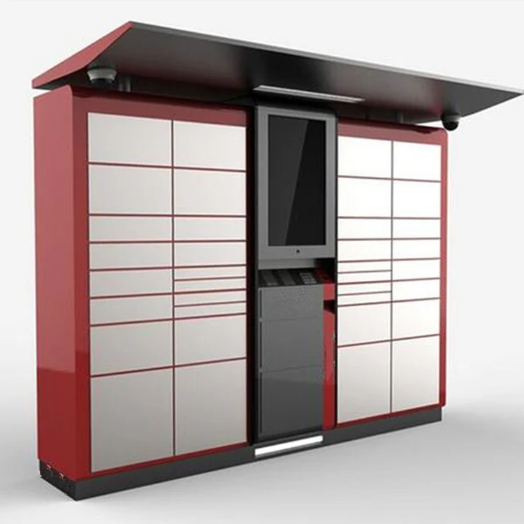 Outdoor Parcel Locker System Electronic Storage Smart Safe Locker Cabinet Electronic Storage Cabinet Smart Box Parcel Locker