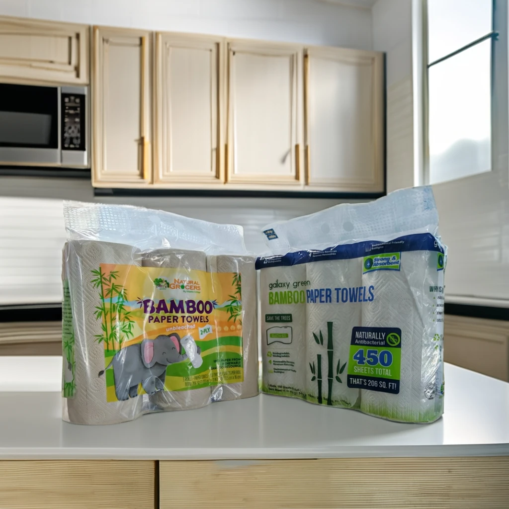 Superior 2ply Kitchen Towel Soft Absorbent Coreless Paper Roll with Elegant Design Custom Logo for Daily Use Shandong Origin