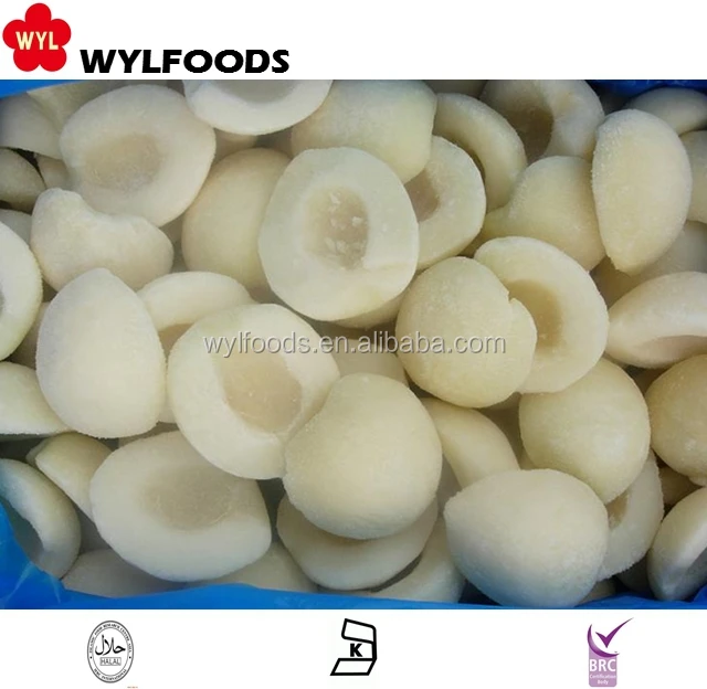 White peach iqf from china with BRC