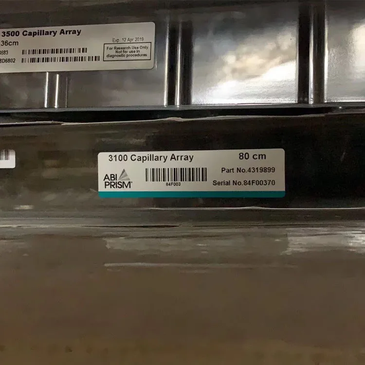 Applied Biosystems DNA Sequencer 3500 8-Capillary Array 36cm 4404683 for Gene Sequencing