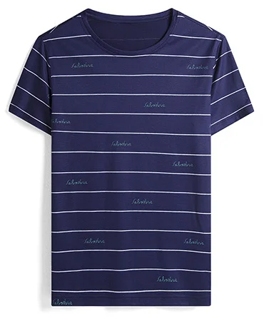 100% cotton Double Mercerized Cotton Men Custom striped printed quick dry T- Shirt T shirt