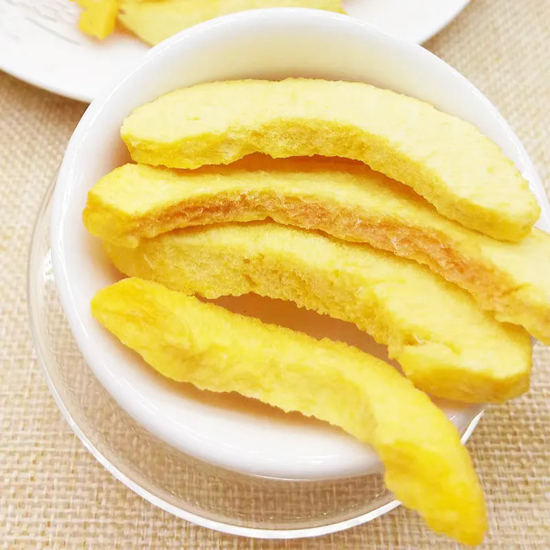 
direct factory professional manufacture of Freeze Drying yellow peach sliced good quality wholesale FD vegetables and fruits 