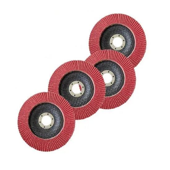 4.5inch Zirconia Flap Disc Grinding Aluminium Oxide Flat Back Cubic Zirconia Quick Change Sanding Disc