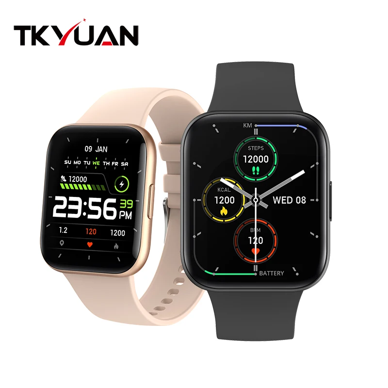TKYUAN Oem Smartwatch Reloj Inteligente Fitness Blood Pressure Ce Rohs Manual Manufacturers Cheap Touch Screen Smart Watch