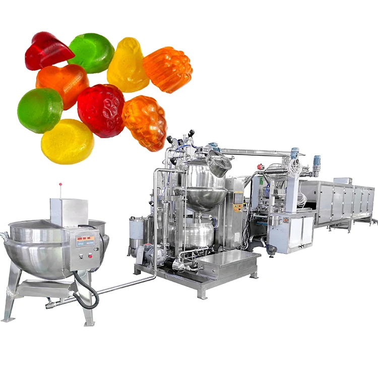 Fruit Flavor Fruit Jelly Candy Machine Gummy Bear Soft Candy Making Machine