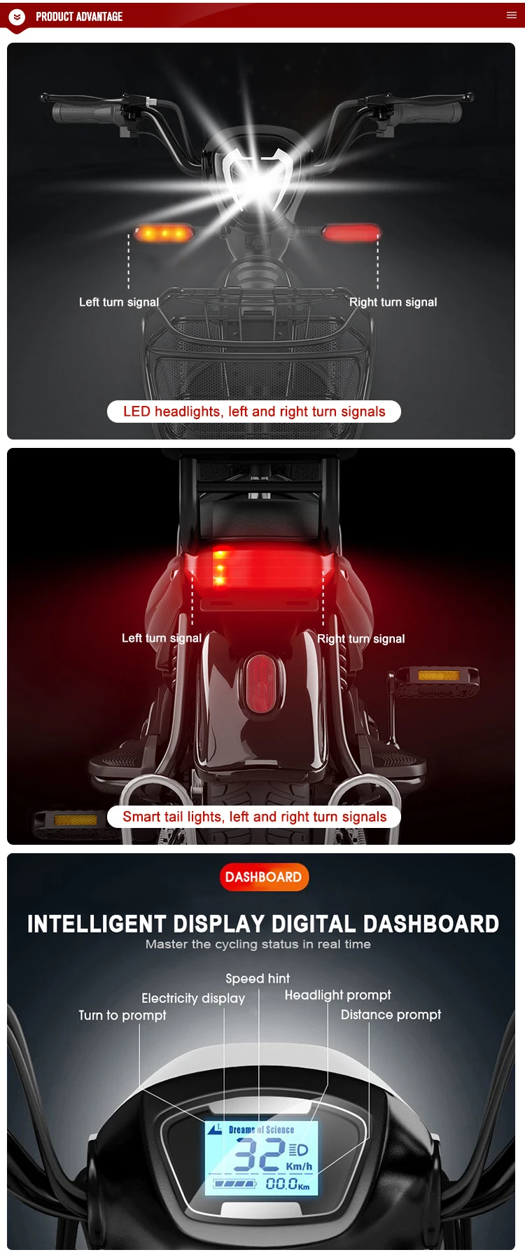 China factory customized production 350 watt -500 watt Indonesia Thailand popular electric bicycle 48V battery electric bicycle