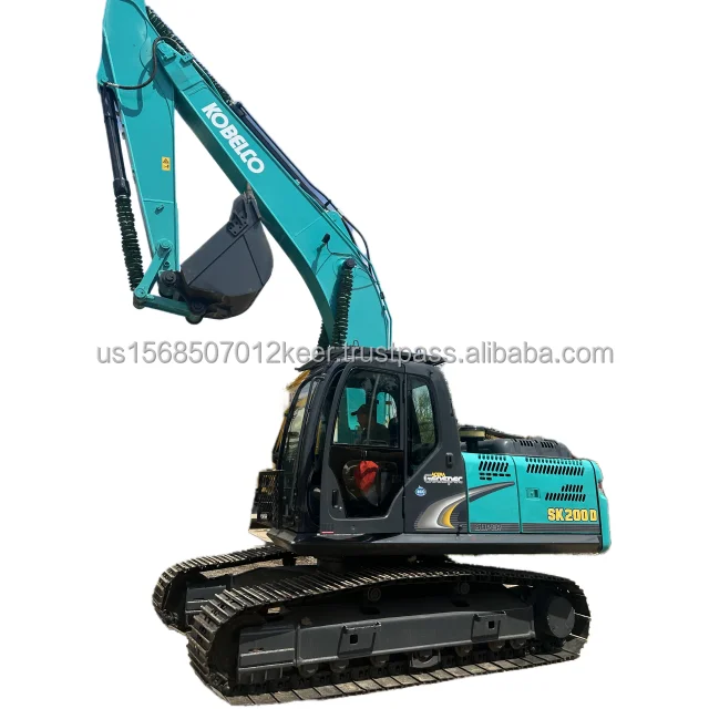 Японский экскаватор Kobelco подержанный SK200-8 SK200D SK250-8 20 тонн Средний б/у для строительства городских дорог