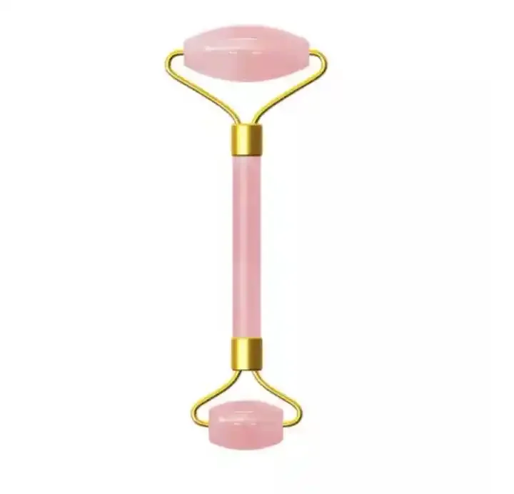 New arrival Anti Aging Natural Bed Massage Massager Facial Face Jade Roller with Gua Sha Set for Face