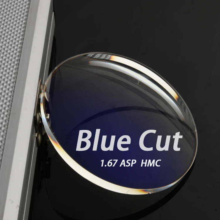 Manufacturer price asp 1.67 EMI HMC coated single vision CR39 eyeglasses lens optical lenses