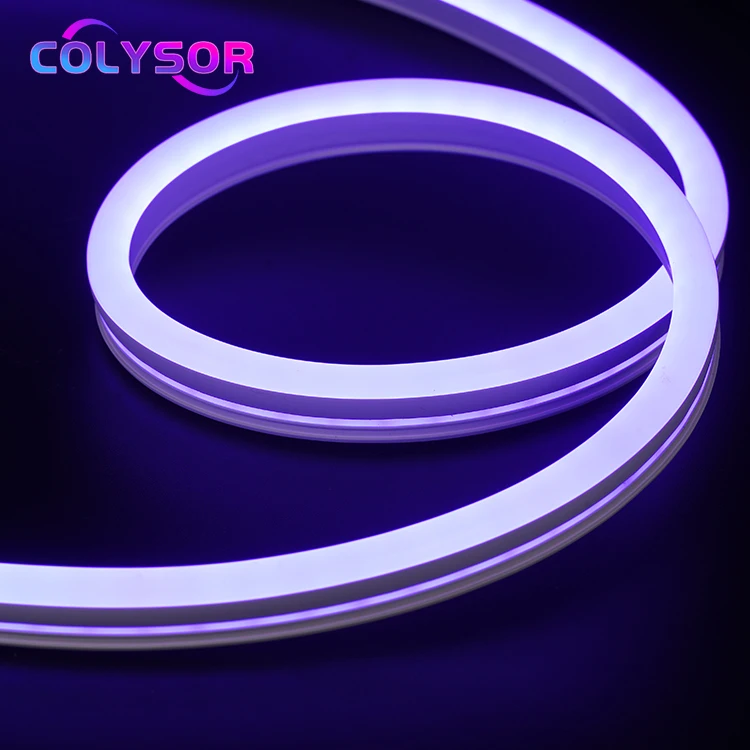 Low Price IP65 PVC Rope Lamps Shop Buildings Silicon Single Surface Illuminated Flex 5m roll 6mm 12v 1cm Cut LED Neon Tape