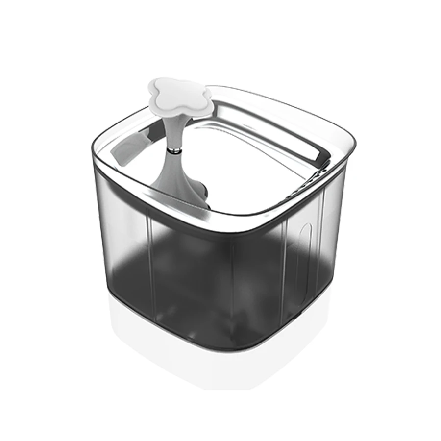 Pet water fountain stainless steel plate dog water feeder design for dogs and cats