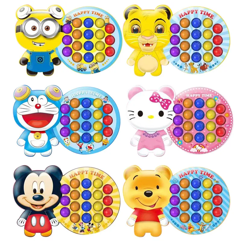 Cartoon Design Pop Poppet Fidget Toys Four Colors Choice New Fidget Toy  super hero fidget