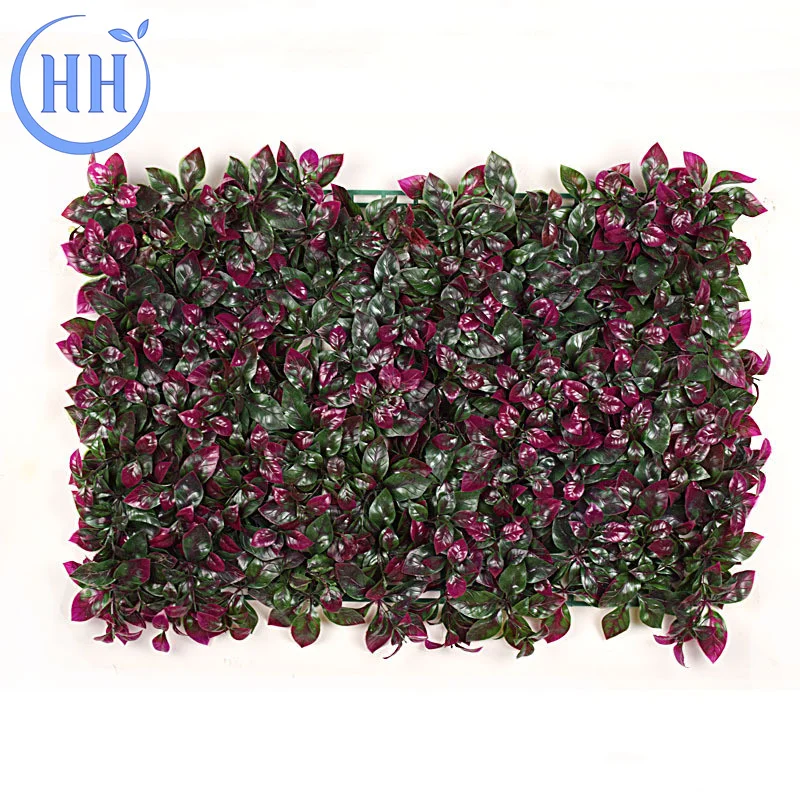 Wholesale Boxwood Hedge Plants Vertical Garden Artificial Green Grass Wall panel For Wedding Deco