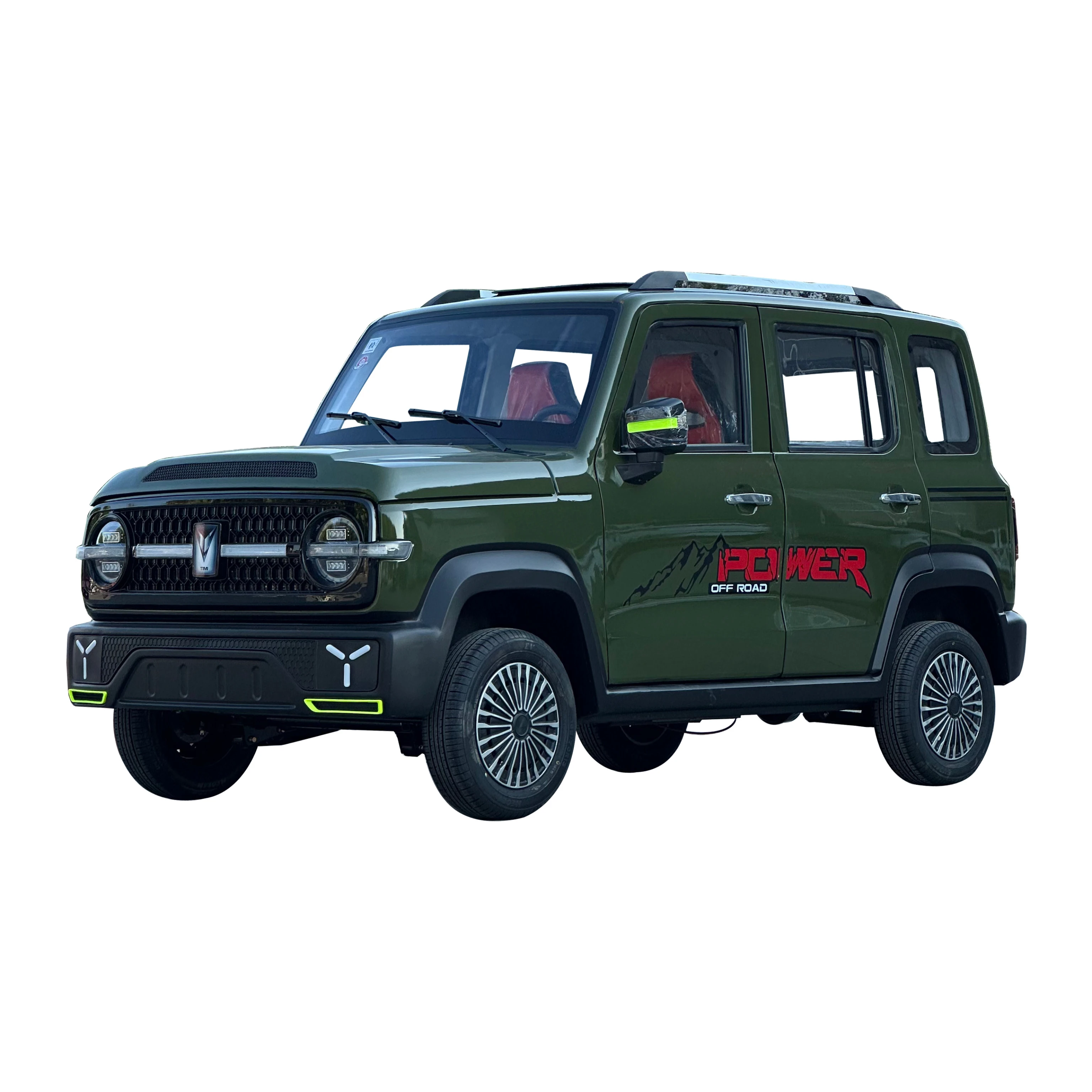 CHANGLI New Energy Mini Electric Car for Adults Automatic Leather Seats Left Steering Rear Camera Aluminum Alloy Roof Rack RWD