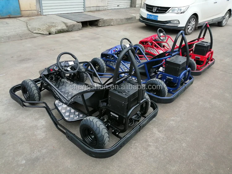 New Shaft Driving 48V 1000W Electric Go Kart used for 8-16 years old kids electric go kart for sale
