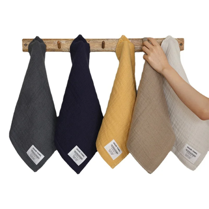 MRTONG 100% Cotton Bath Towel Baby Hand Towel Gauze Washcloth