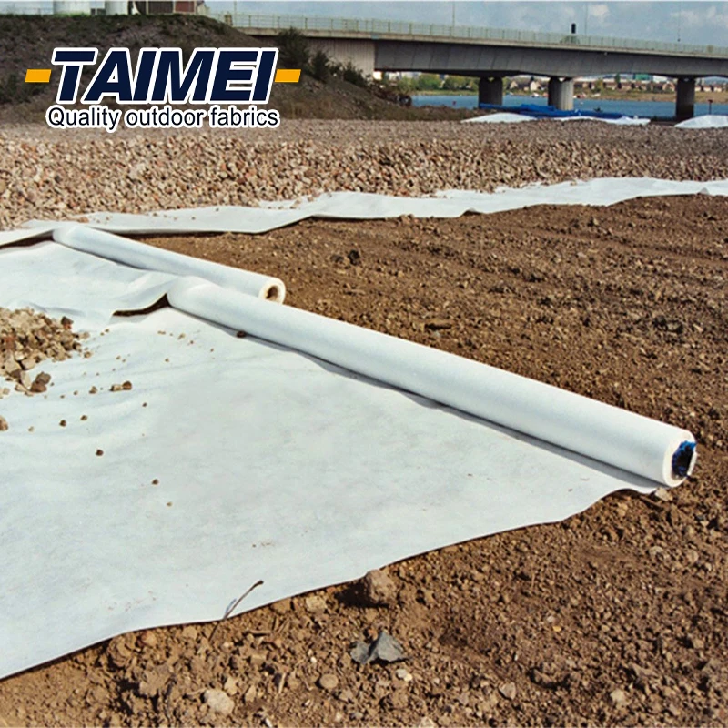 Non-Woven Geotextile Sheets Fabric Road Building Polypropylene Geotextile for Constructions Projects