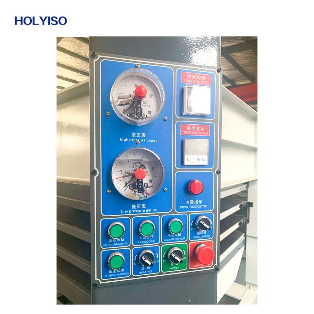 plywood veneer door laminate hydraulic hot press machine for wood