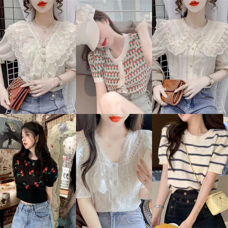 Fashion Stock Lot Women Mix Clothes Bale Croptops Bulk Clothes Assorted Brand New