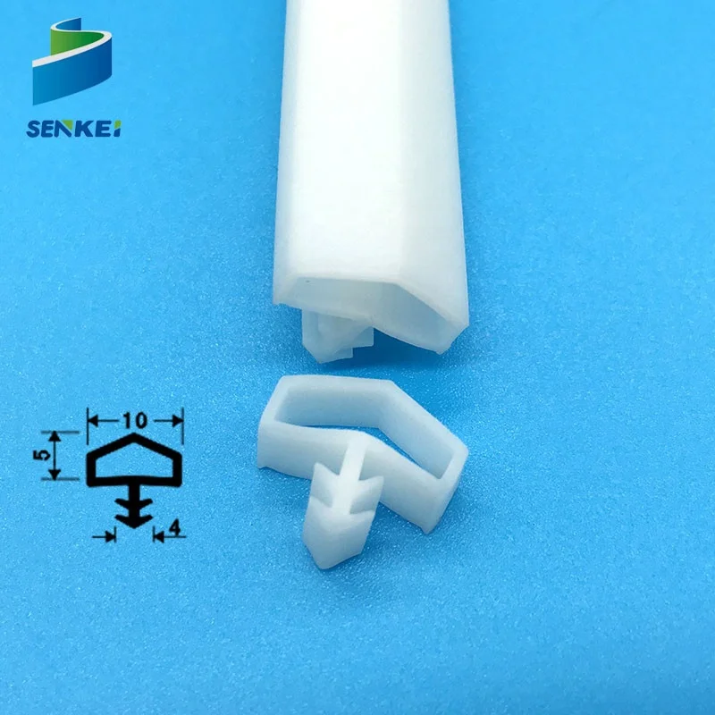 
TPE or Silicone Rubber Weather Stripping Soft Serious R-001 4*4*8mm 