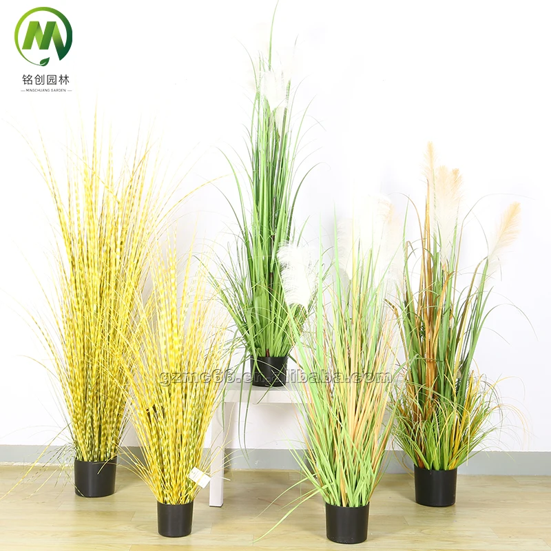 Mingchuang Hot Sales Artificial onion grass dog tail grass artificial onion grass decorative plants from china wholesale