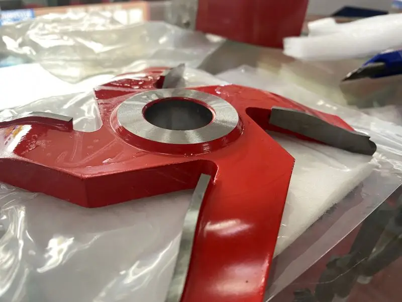 Tideway Tools High Quality TCT Spindle Moulder Knife Door Panel Raising Cutter Head for wood door