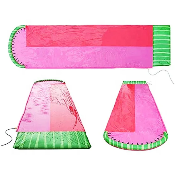 Wholesale custom backyard splash pool inflatable water slide and slip for kids