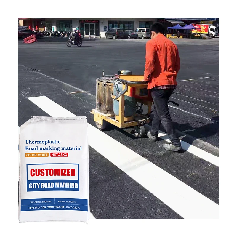 Factory price thermoplastic road marking paint white reflective paint road sign coating for traffic