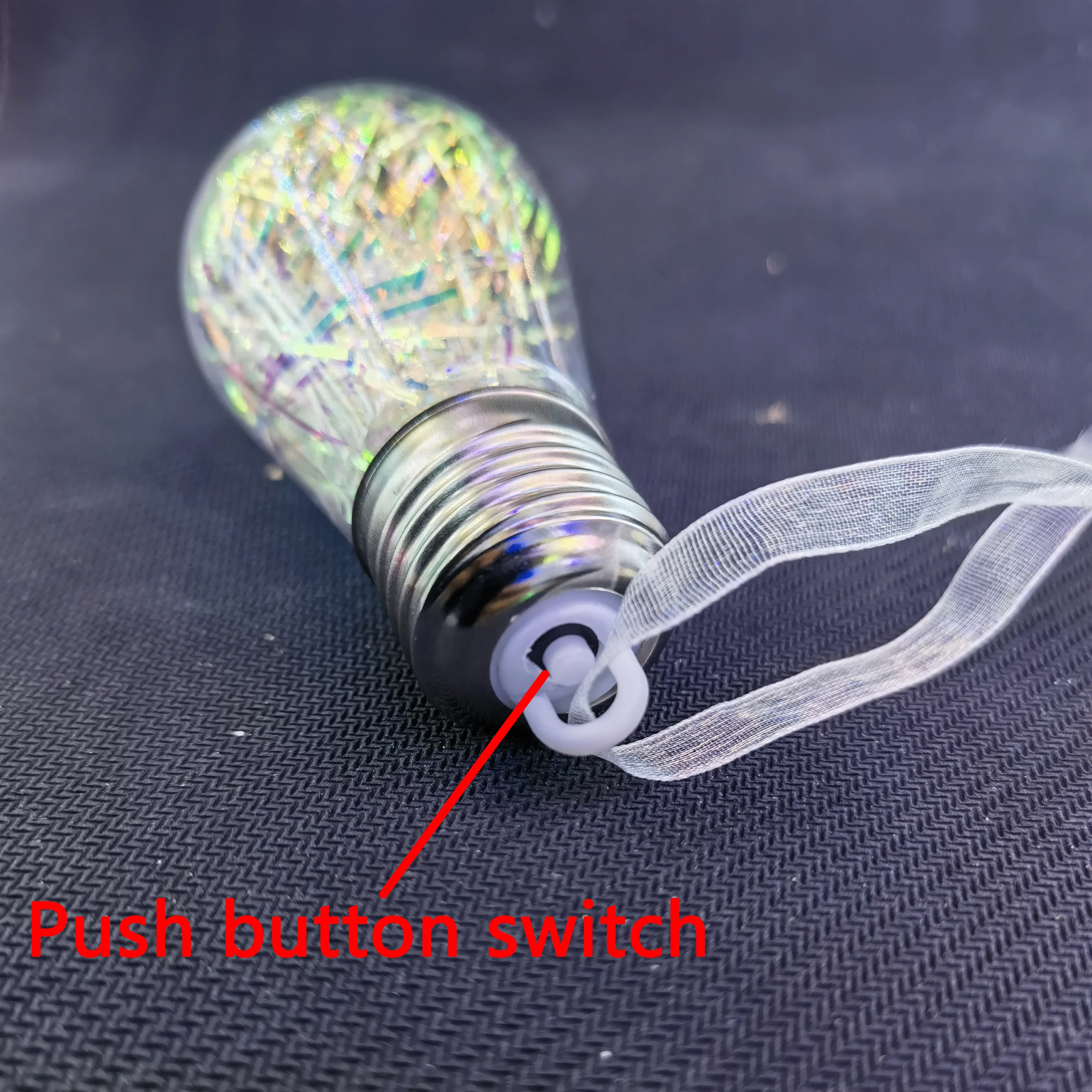 Christmas Snow Pine Needle Red Fruit Atmosphere Decorative Light String Bulb Pendant warm White Led Light Bulb