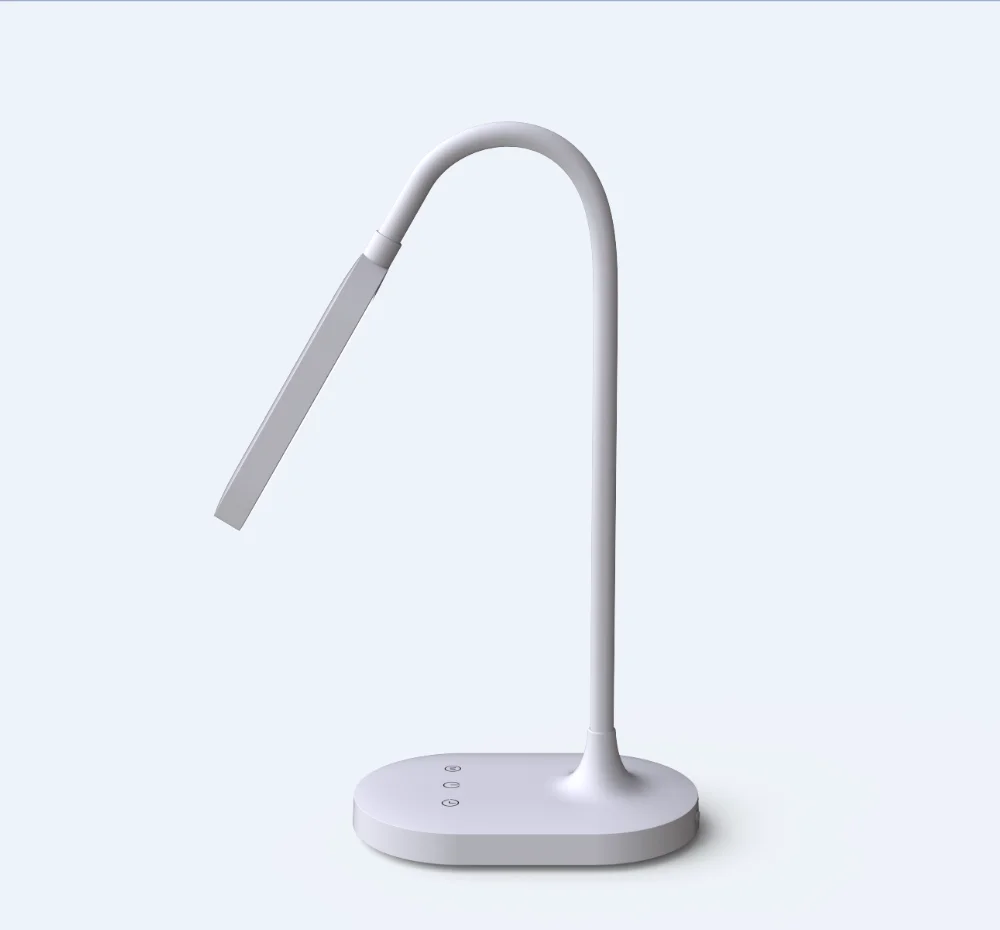 Portable LED reading lamp with sensor touch