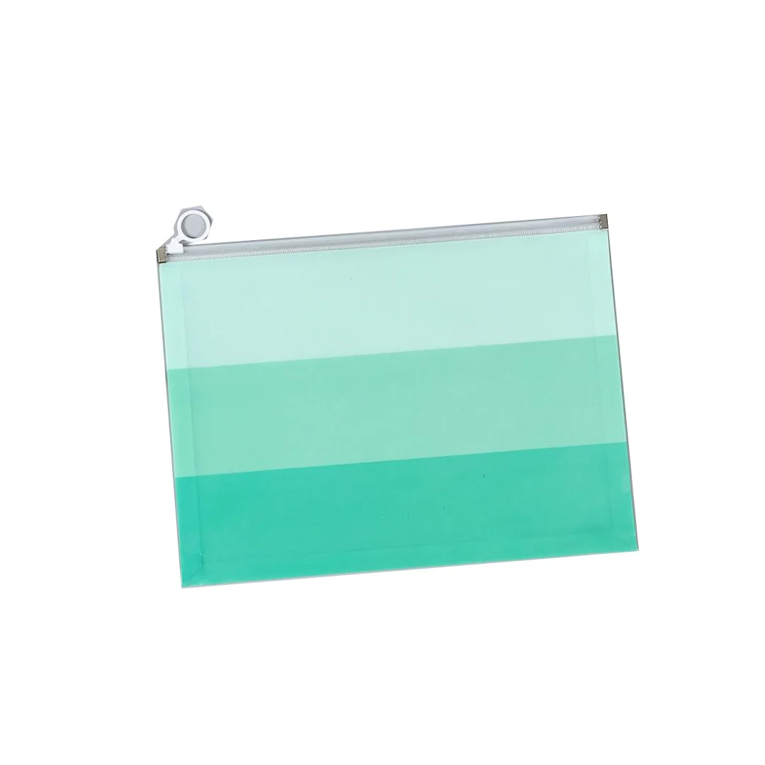 Buttons Plastic Clear Custom logo folder Snaps PP PVC Zipper File Envelope waterproof document bag