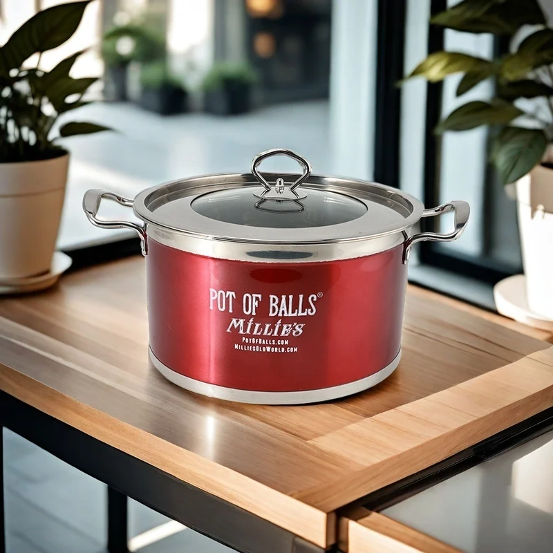 High Quality Custom Logo Restaurant Kitchen Soup Pot Heat-Resistant Stainless Steel Non Stick Soup Pot