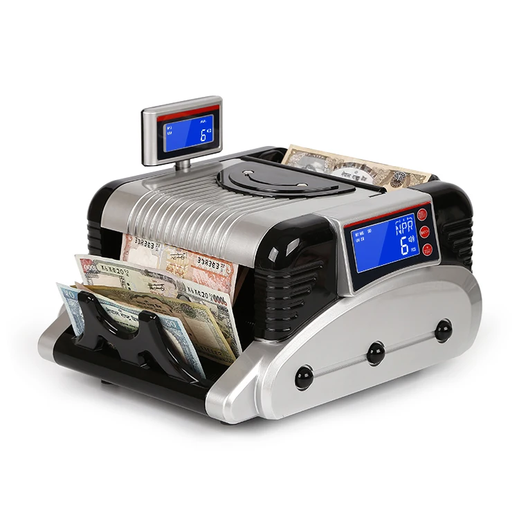 
The most advance money counting equipment LCD Display bill counter Machine for cashier fake money detected 