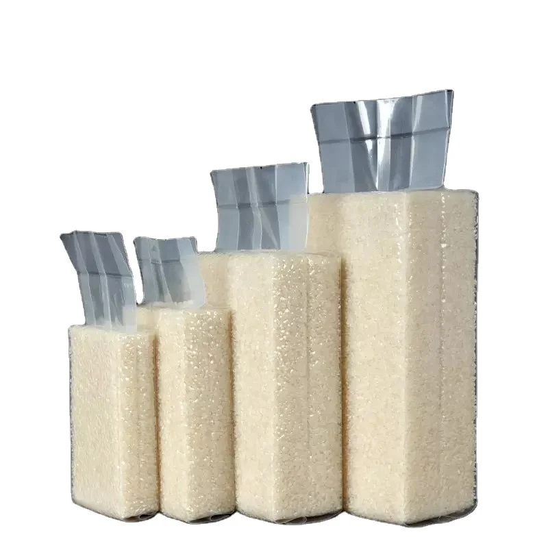 Brick packing Rice packaging bags Vacuum pouch  Plastics Nylon shrink  bag