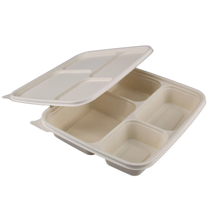 700 мл биоразлагаемый одноразовый кукурузный крахмал, контейнер для быстрого питания с кукурузным крахмалом
