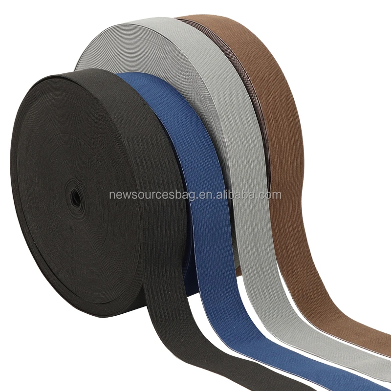 high elastic quality nylon spandex underwear silk elastic shoulder strap webbing bra strap