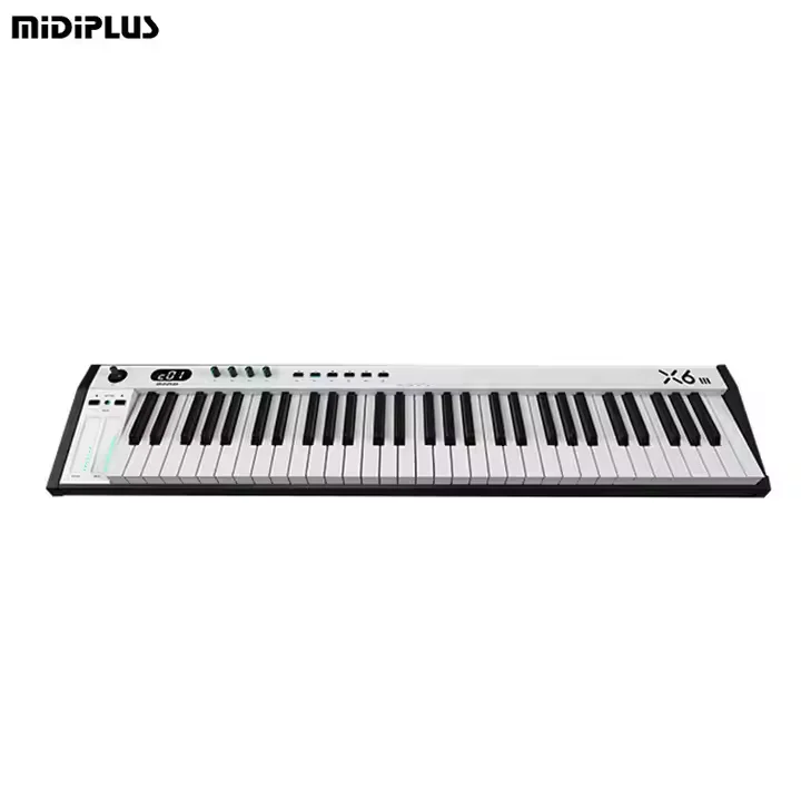 MIDIPLUS 61-Key Premium Midi Keyboard Versatile USB Electronic Piano Digital Creation Tool Kids Musical Instrument Accessory
