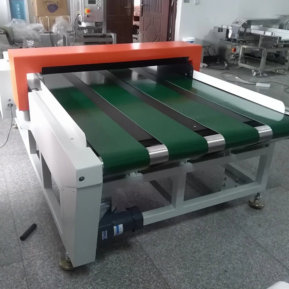 Automatic Conveyor belt broken larger size tunnel needle detector machine