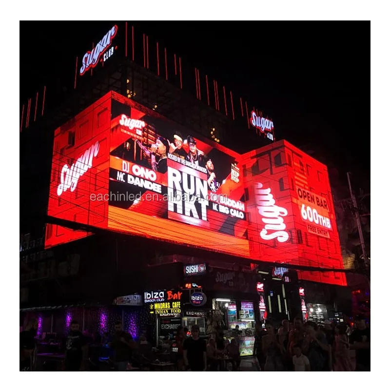 P2.6/P2.976/P3.91/P4.81 Outdoor Led Video Wall Board Electronic Digital Panel Advertising Mesh Led Screen