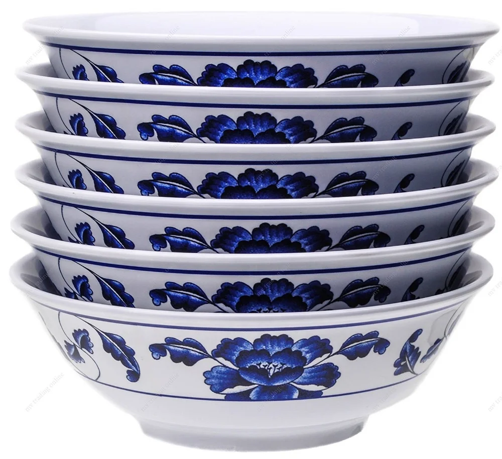Melamine big bowl print mixing bowls