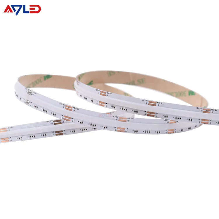 cob led strip 810chips led cob strip light 12v RGB dream color cob rgb led light strip 810leds/m rgb ip20 ip67