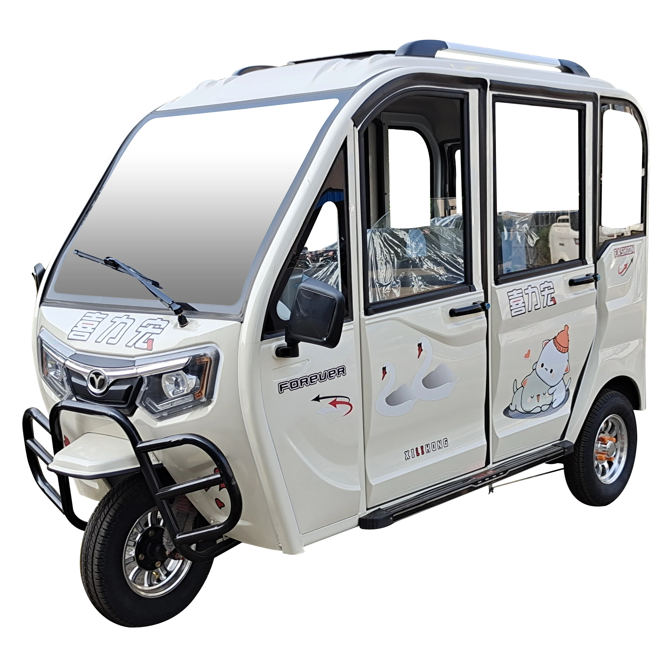 Chang li Hot selling safely and popular three wheel china electric rickshaw for passenger and electric tuktuk for taxi