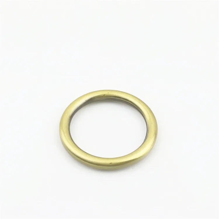 Handbag Hardware Accessories Die-cast Seamless Ring Buckle Zinc Alloy Connective Circle Plating O Ring Buckle