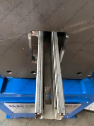Door Guide Rail Roll Forming Machine High Technology Garage Door Track Rail Forming Machine