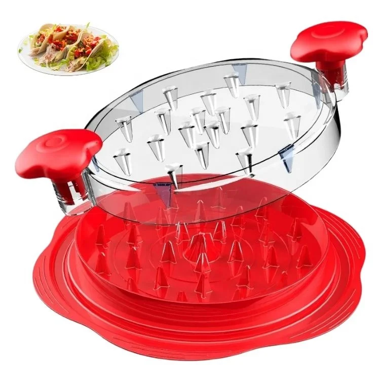 Customizable Kitchen Gadgets Meat twist with Clear Lid Chicken Shredded Machine Chicken Shredder Tool